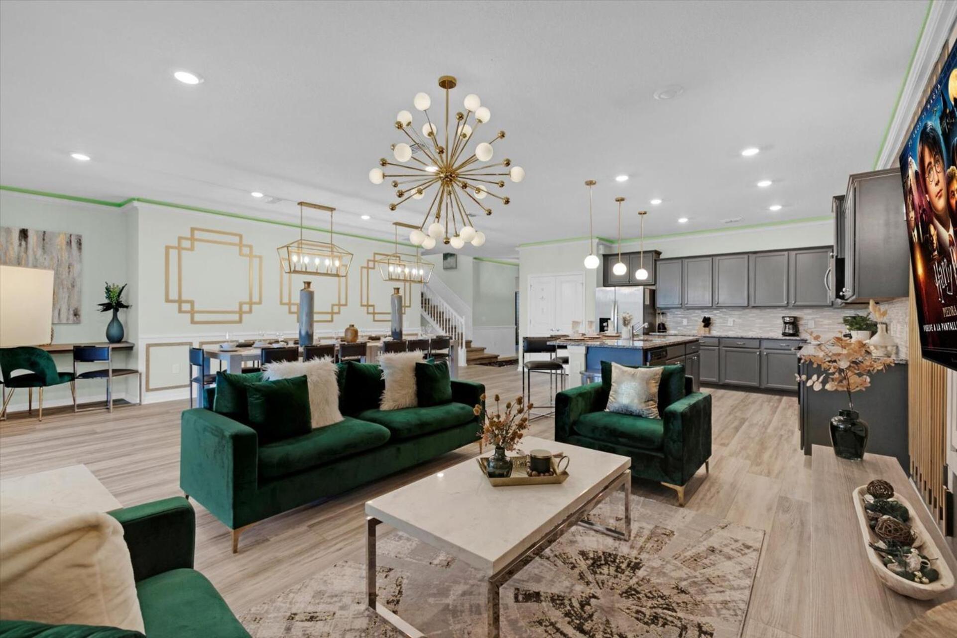 Orlando Villa 6463: Luxurious 10-Bedroom Retreat Davenport Extérieur photo